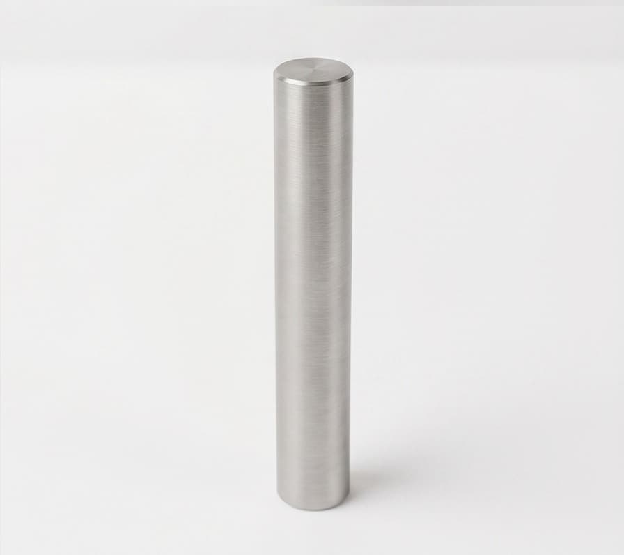 Catodo de aço inox 316 do Eco-Ion em vista vertical